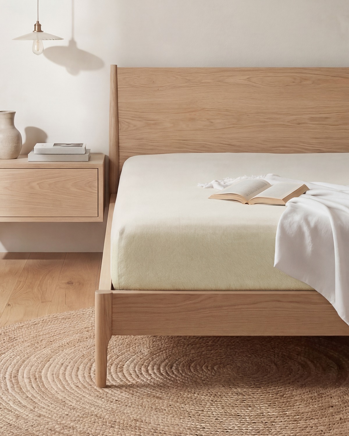 80% Cotton 20% Polyester Terry Cloth (Frotte) Fitted Sheet