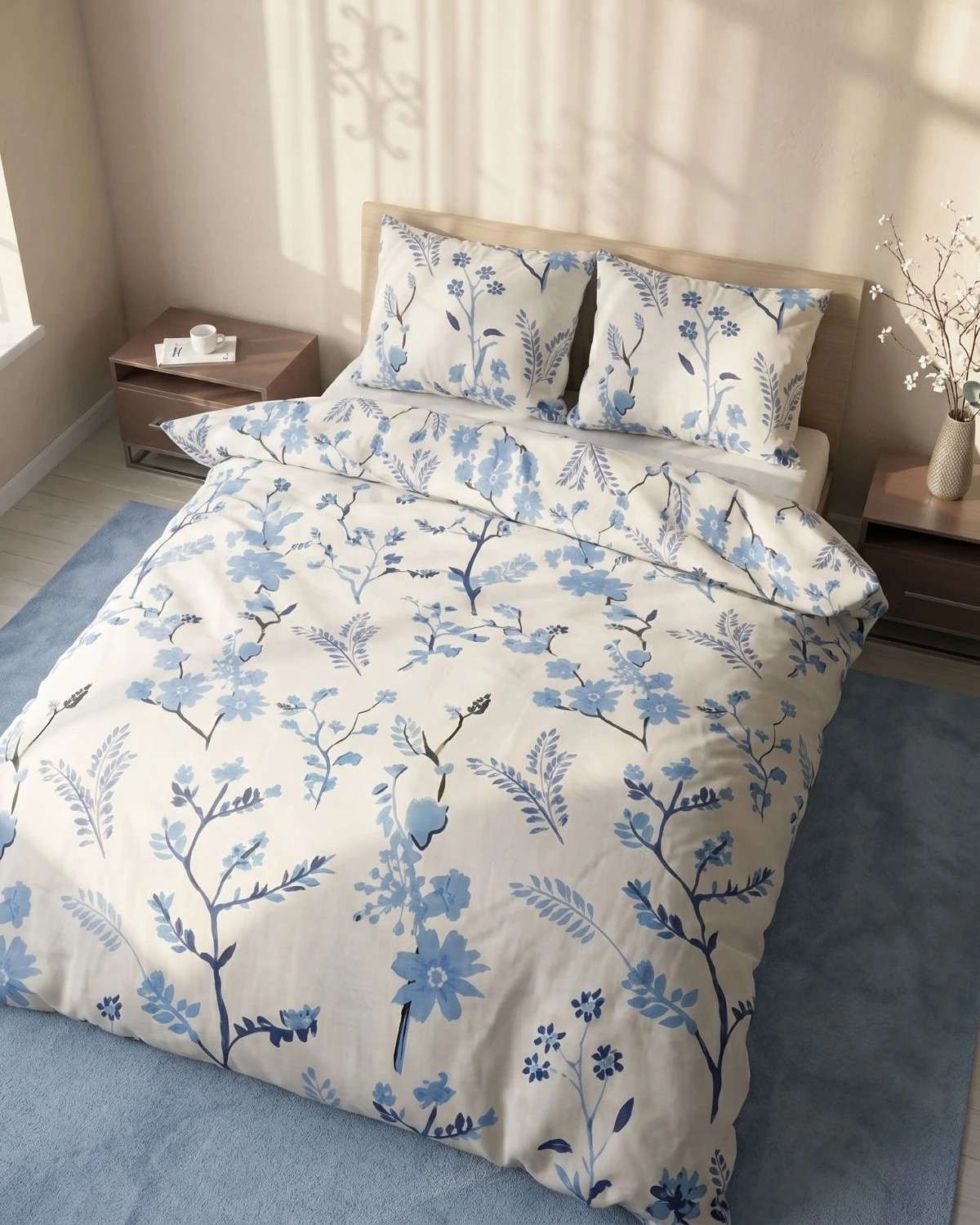 CIFT KISILIK NEVRESIM TAKIMI Cotton Collection Ranforce Nevresim Takımı Bahar