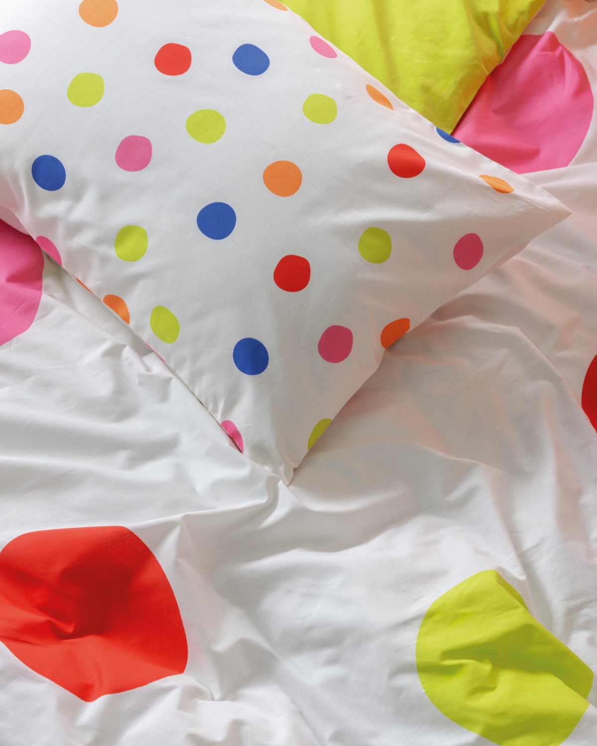 Cotton Box Çift Kişilik Nevresim Takımı Dotsy Turuncu