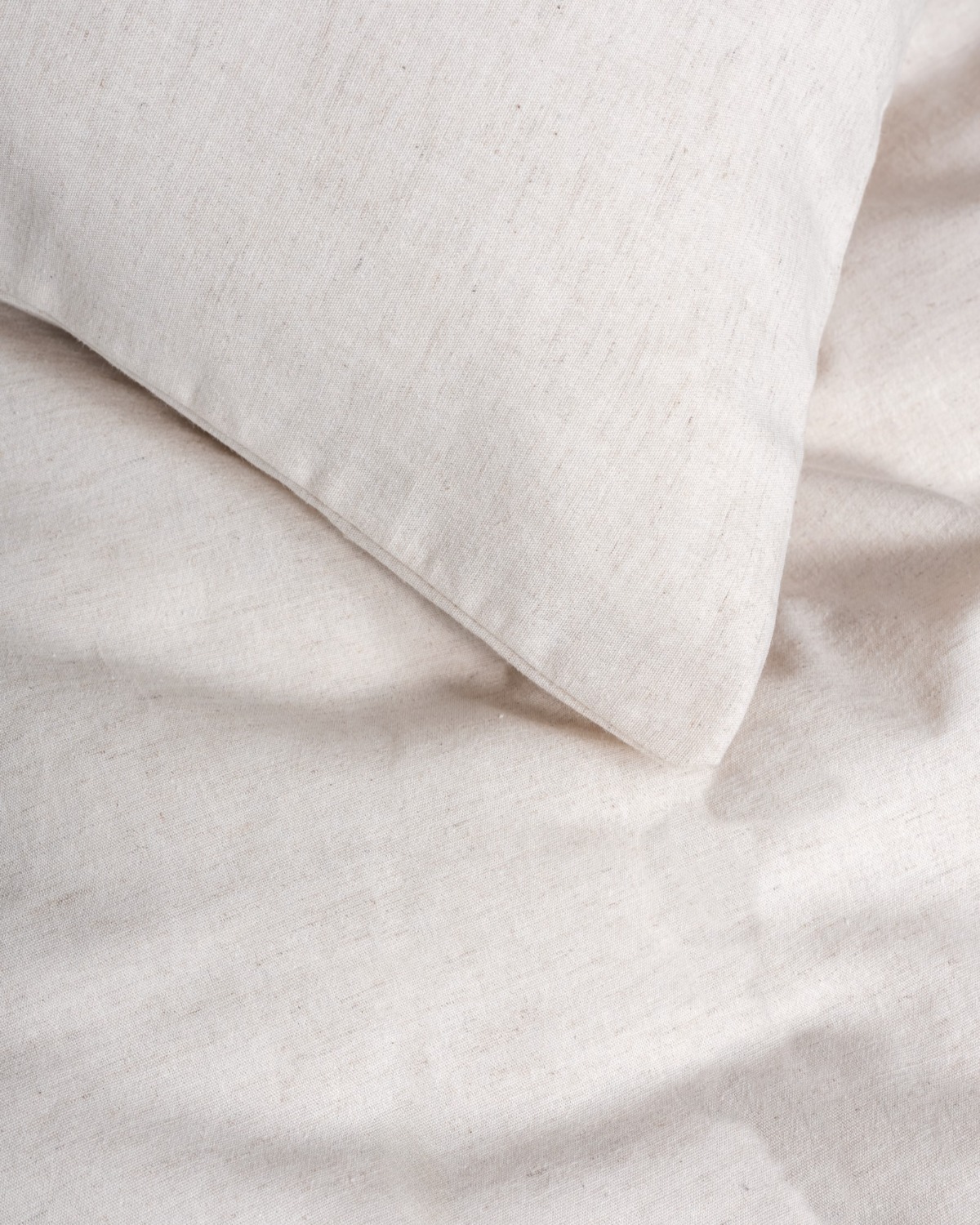 Cotton Box Cotton Keten Çift Kişilik Nevresim Takımı Basic Bej