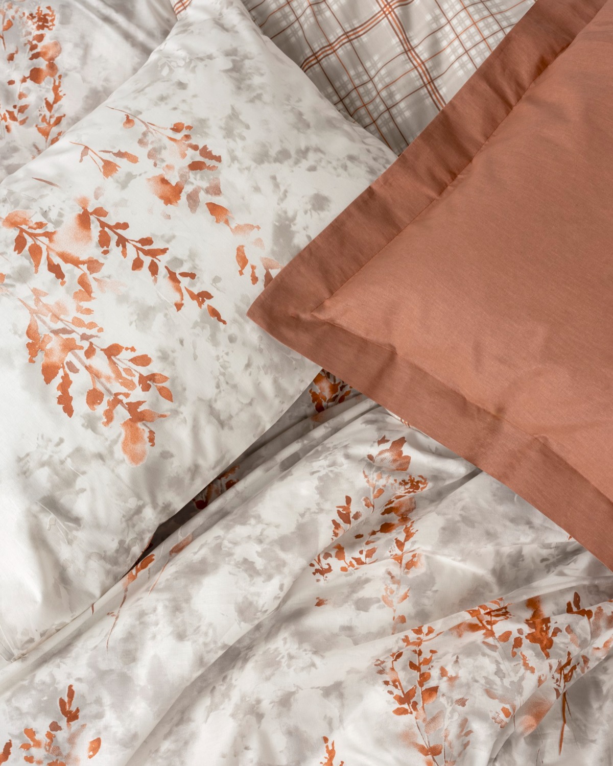 Cotton Box Tek Kişilik Nevresim Takımı Lamina Tarçın