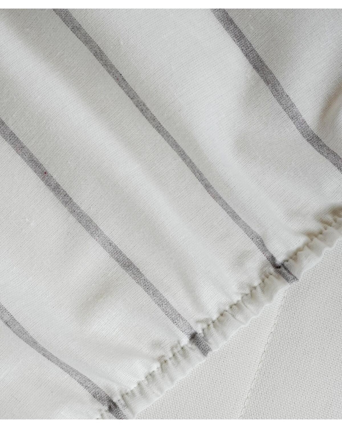 Cotton Collection Çift Kişilik Çizgili Çarşaf Seti Rayuna