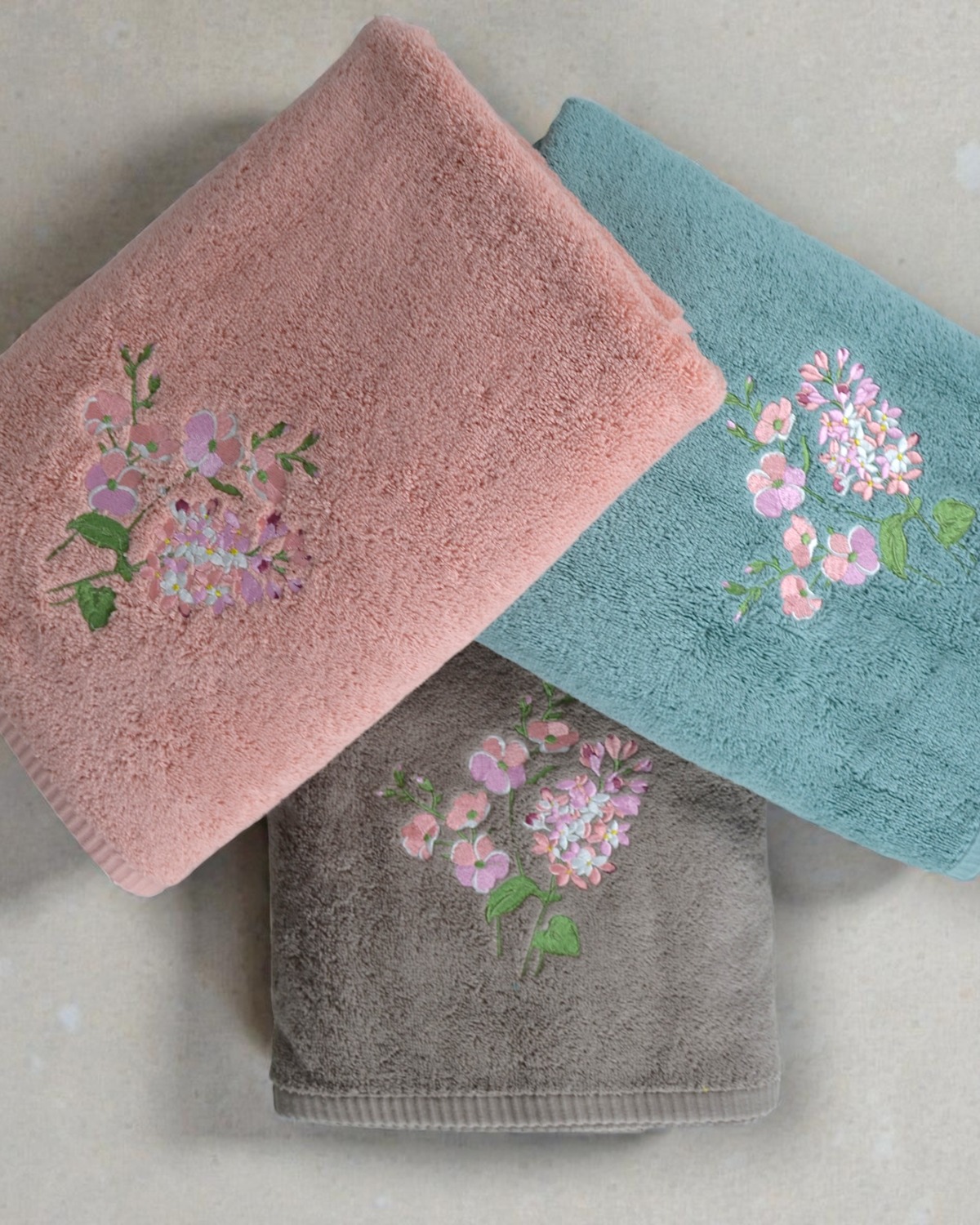 EMBROIDERED TOWEL SETS