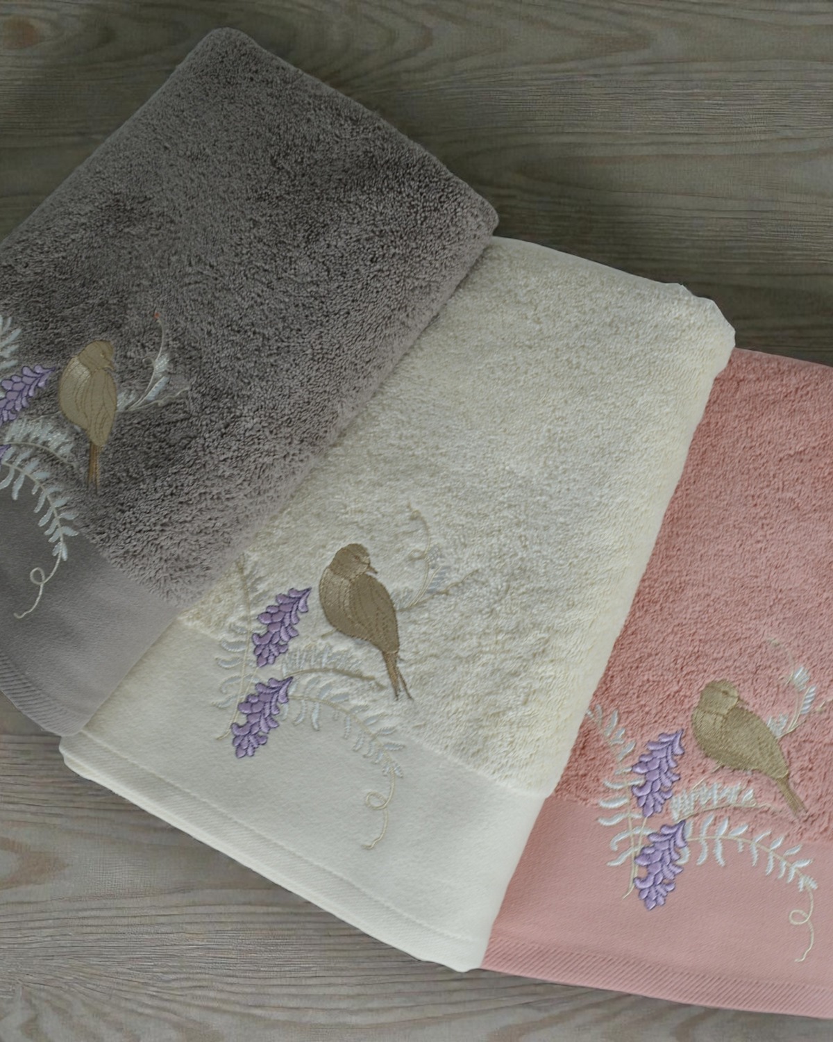 EMBROIDERED TOWEL SETS