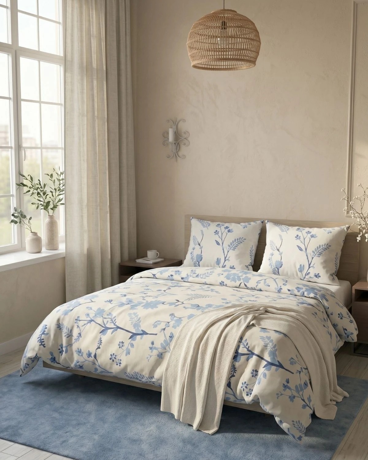 CIFT KISILIK NEVRESIM TAKIMI Cotton Collection Ranforce Nevresim Takımı Bahar