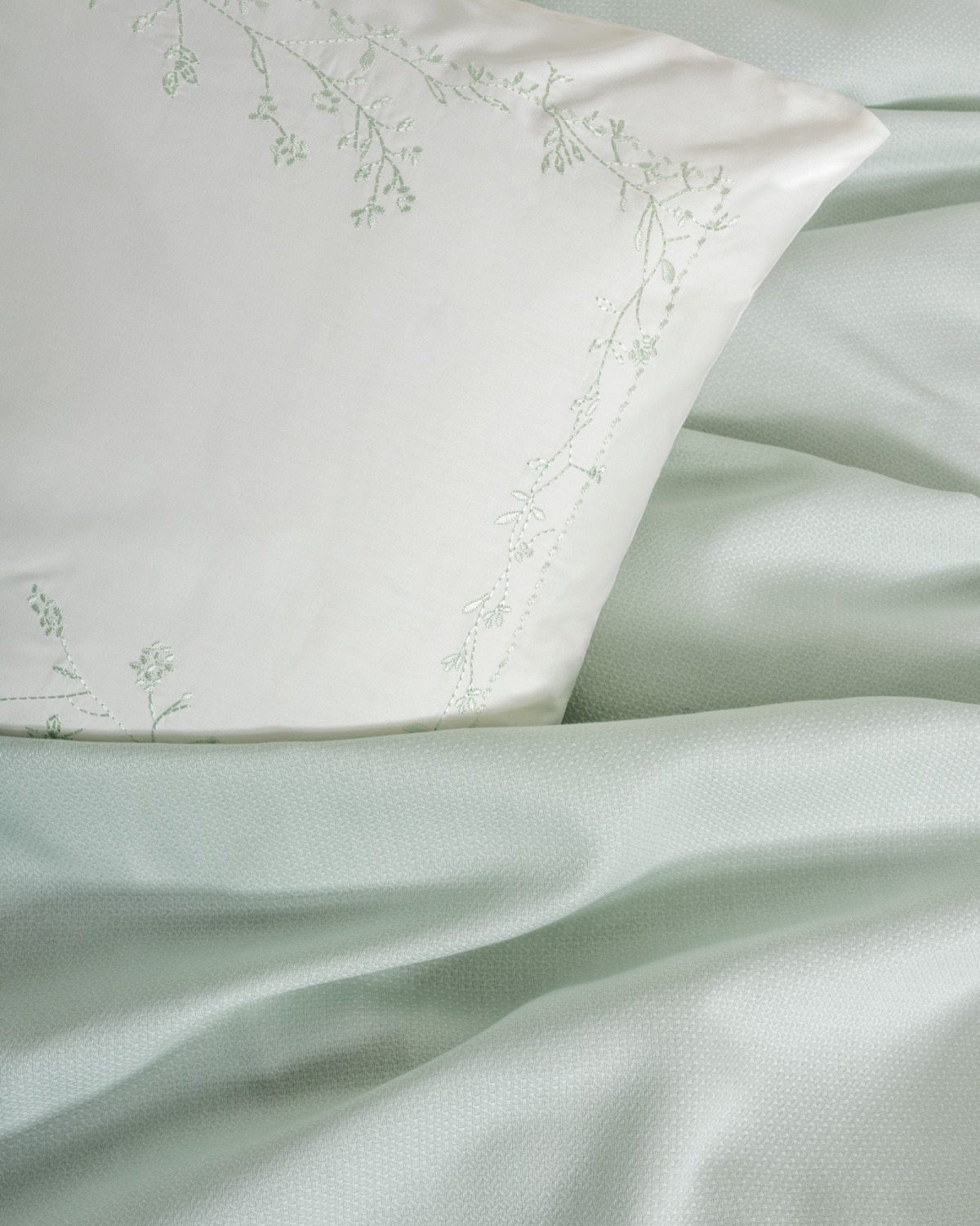 Cotton Box Serenity Bambu Çift Kişilik Pike Takımı Brisa Mint