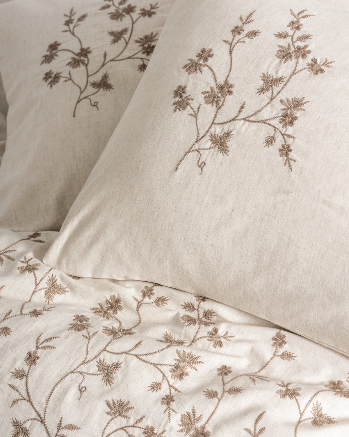 Cotton Box Cotton Keten Çift Kişilik Nevresim Takımı Hemera