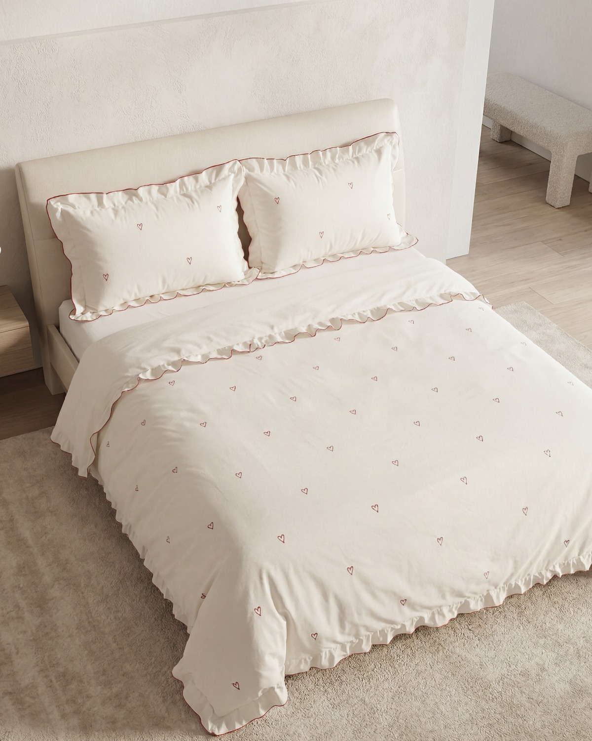 Emboidered Linen Frilla