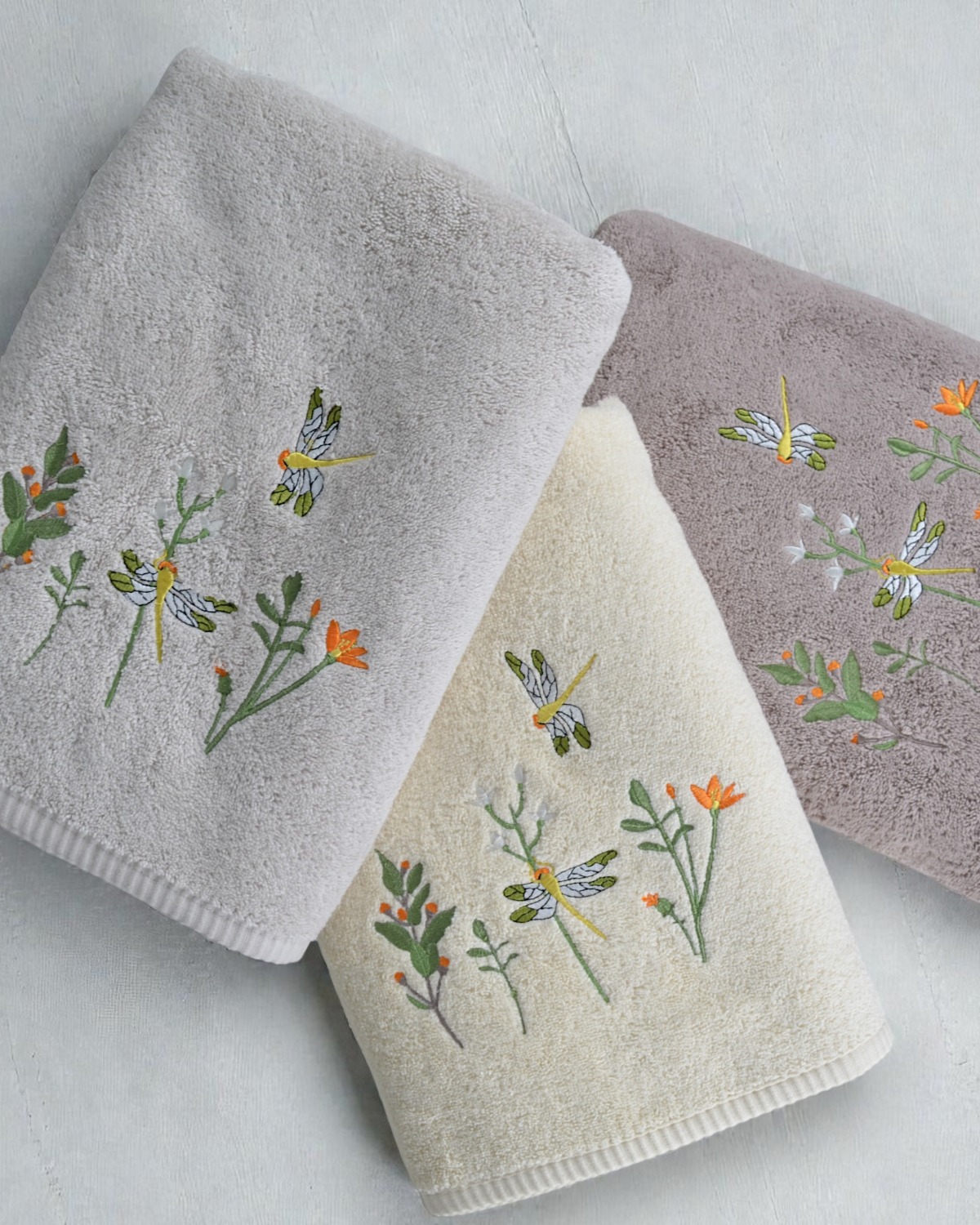 EMBROIDERED TOWEL SETS