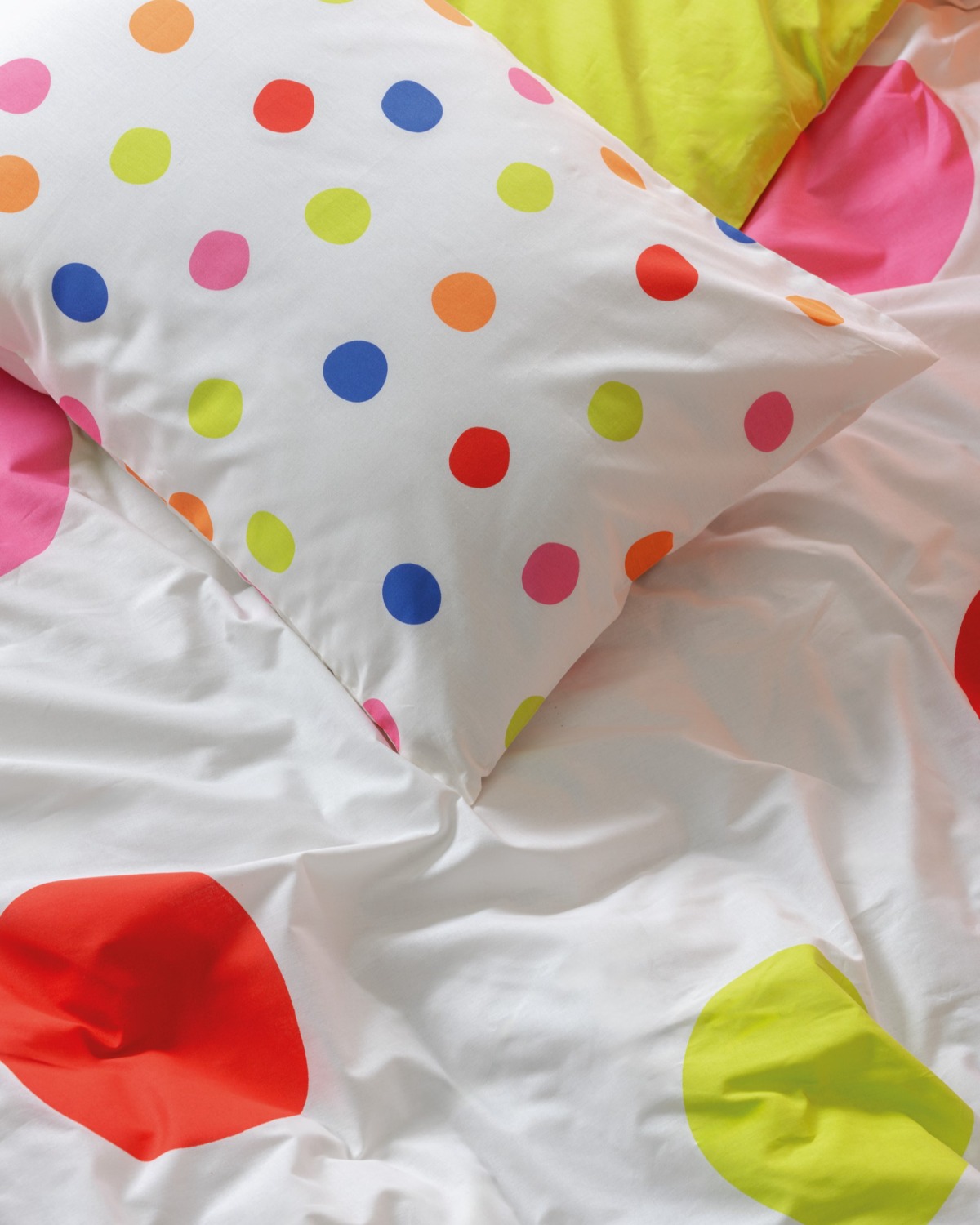 Cotton Box Tek Kişilik Nevresim Takımı Dotsy Turuncu