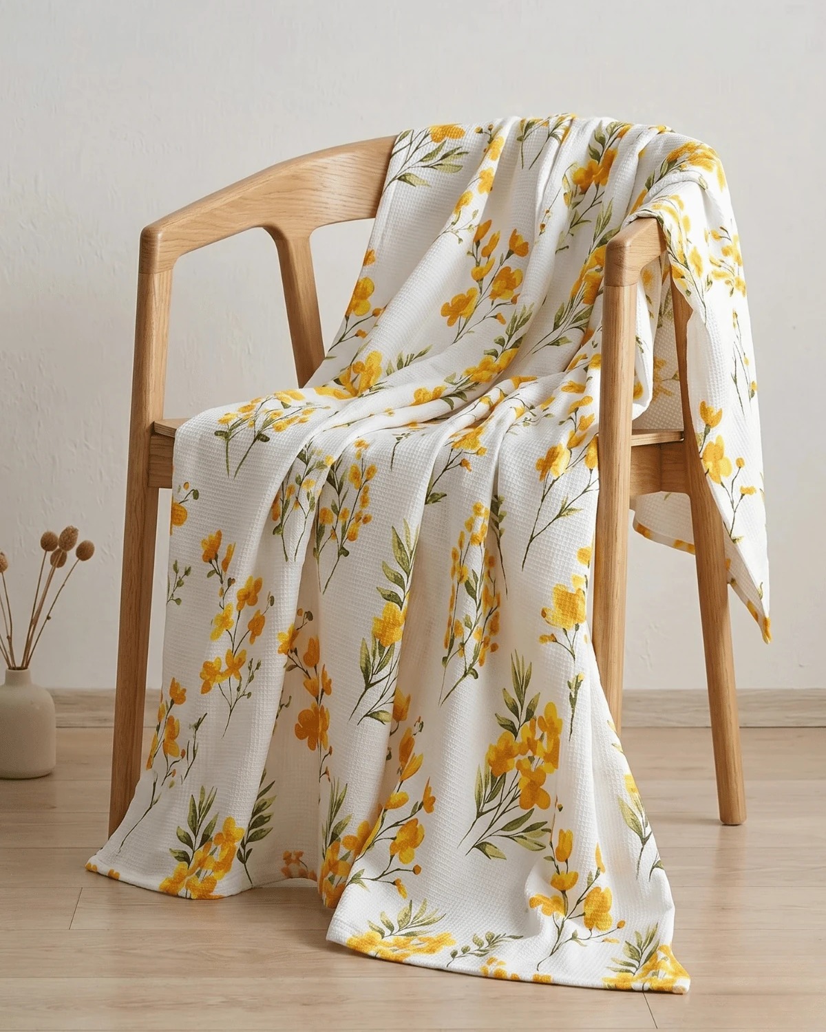 Cotton Collection Çift Kişilik Pike Daisy