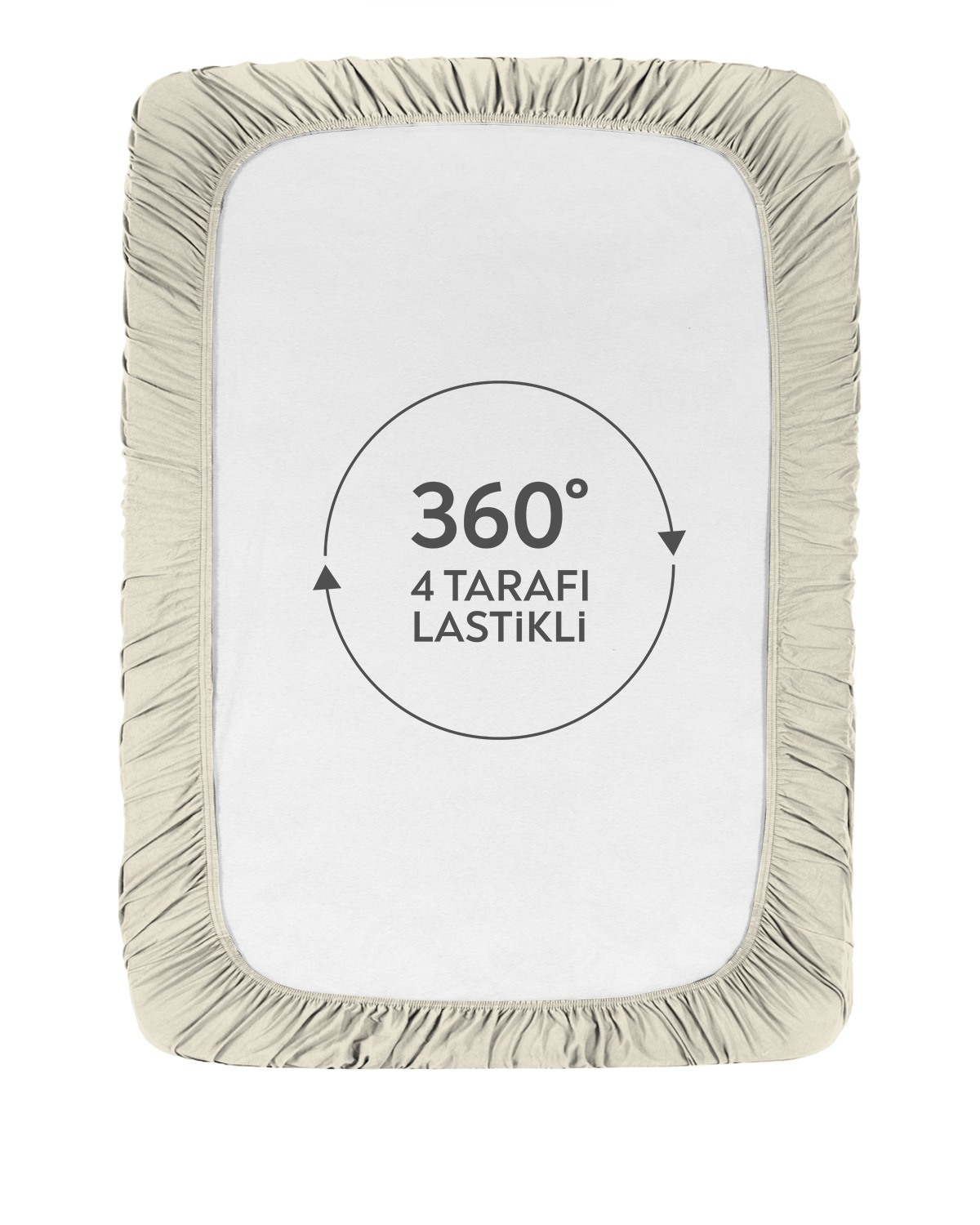 80% Cotton 20% Polyester Terry Cloth (Frotte) Fitted Sheet