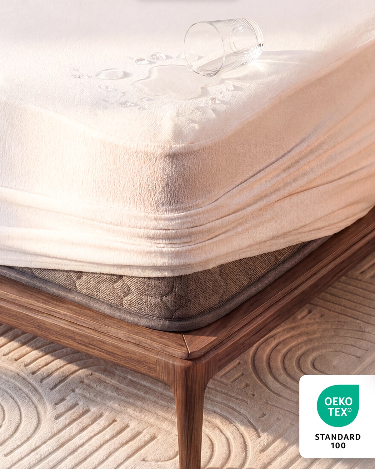 80% Cotton 20% Polyester Waterproof Mattress Protector
