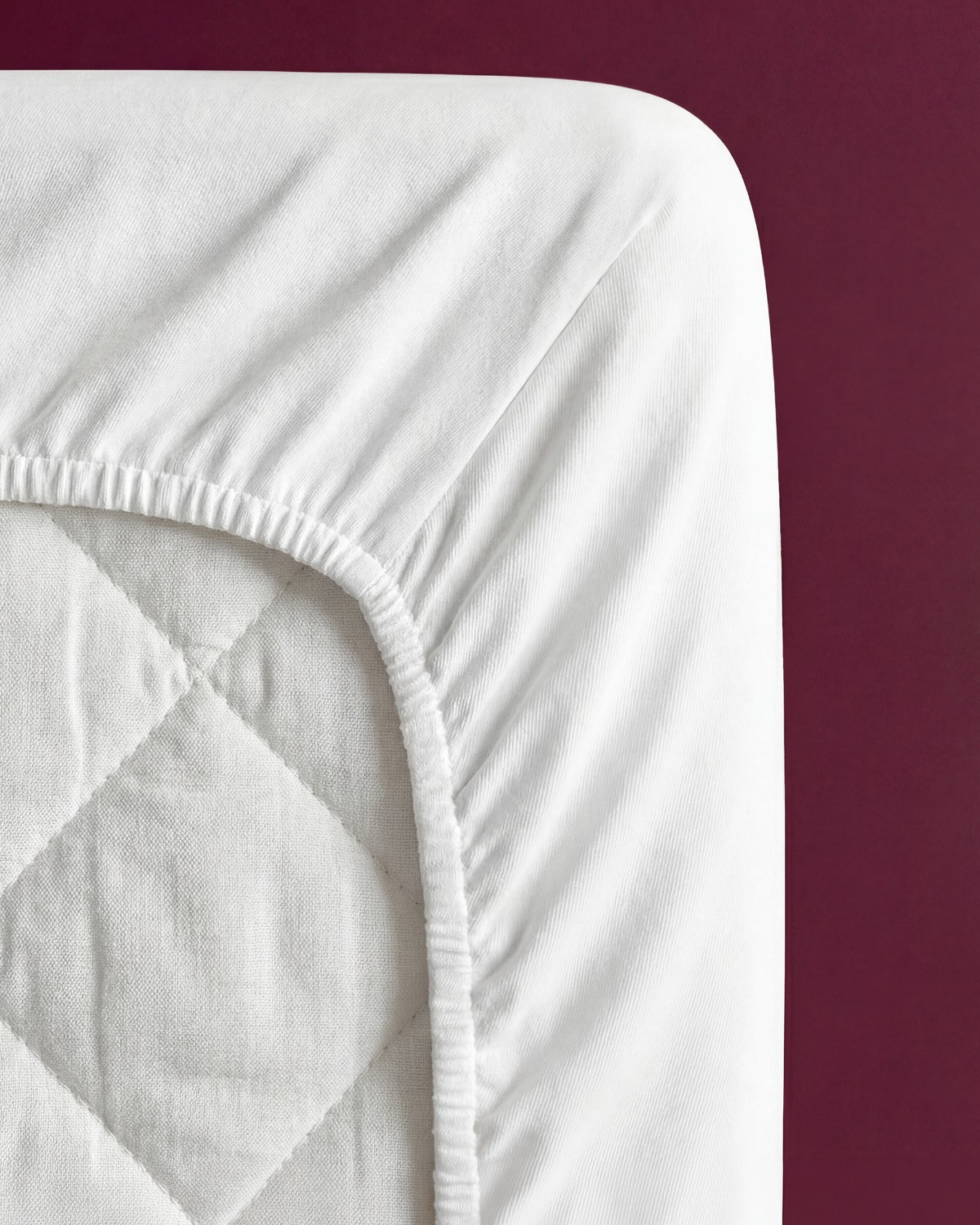 95% Cotton 5% Elastane Single Jersey Fitted Sheet