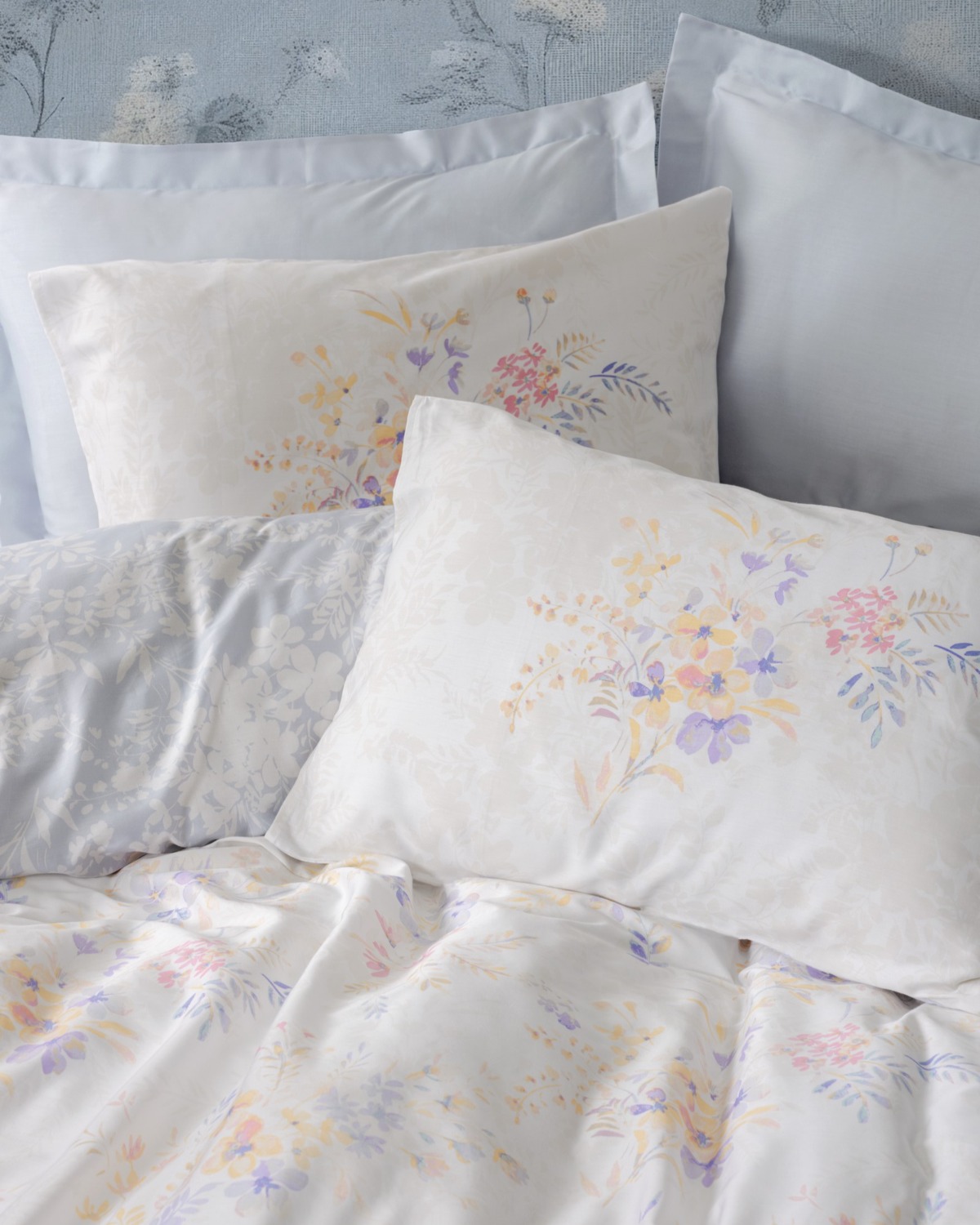 Cotton Box Saten Çift Kişilik Nevresim Takımı Lilou Lila